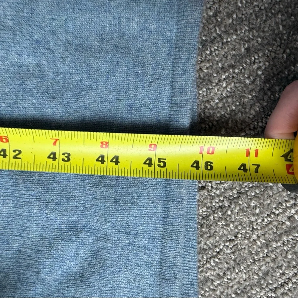 Ralph Lauren Black Label 100% Cashmere Ruffle Duster Long Cardigan Size Large - Picture 7 of 7